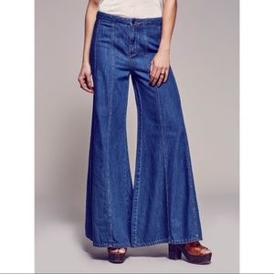 Free People Gilmore Wideleg Jeans